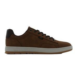 Lee Men's Dante Retro Court Fashion Sneaker, British Tan/Chocolate, 12 M